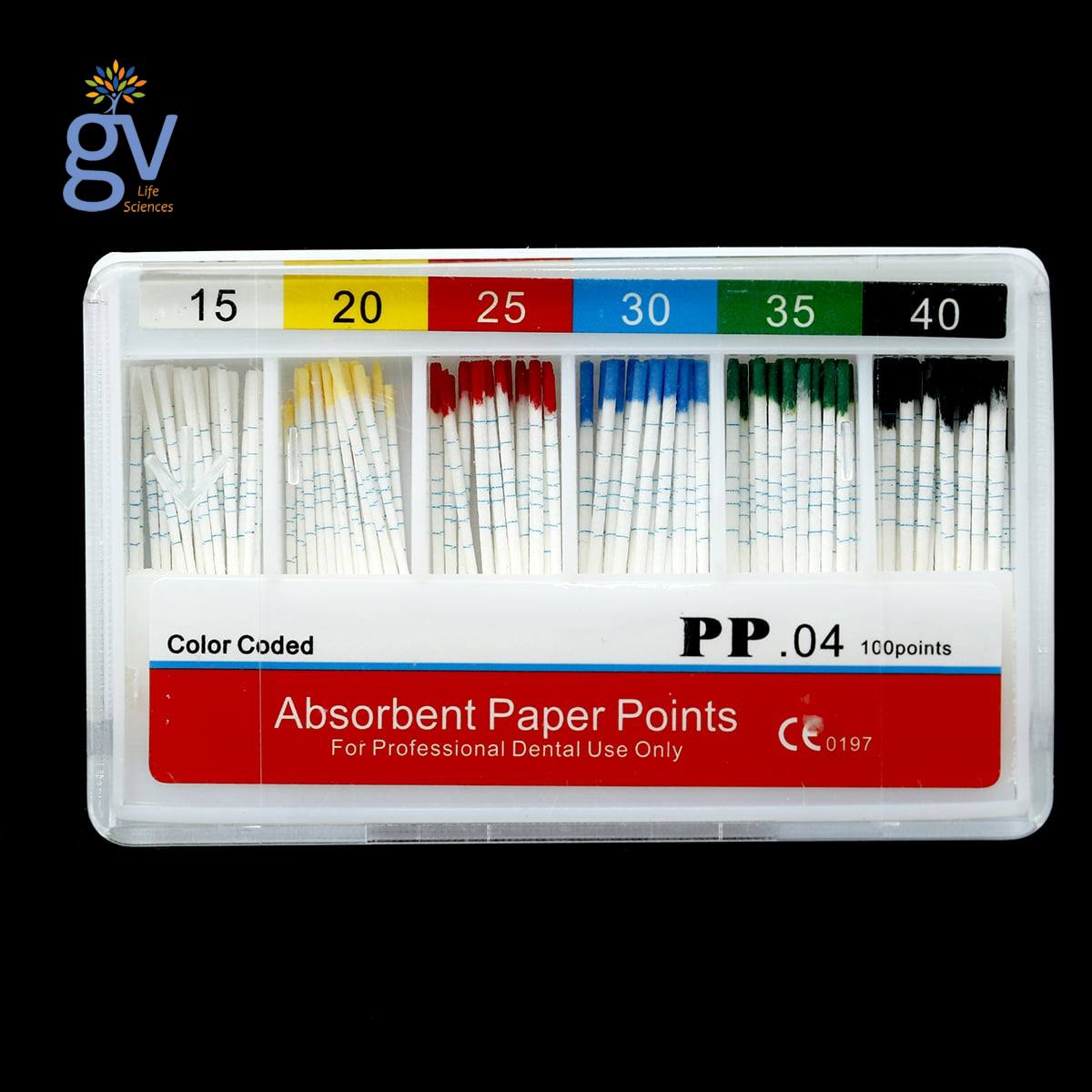 thumbnail image 2 of Meta Absorbent Paper Points - .04 Taper, #30, Color Coded - 60/Pack 2 of 4